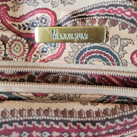 MAXXIMUM Brown Mock Croc Leather Satchel Bag - Picture 7 of 9